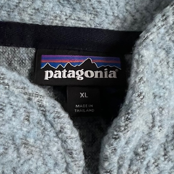 Patagonia Woolyester Zip Up Fleece Zip Top Pullover Size XL - Picture 8 of 8
